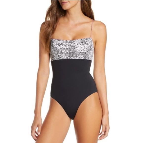 NWOT TAVIK Scarlett Colorblock One-Piece Swimsuit - Picture 1 of 7